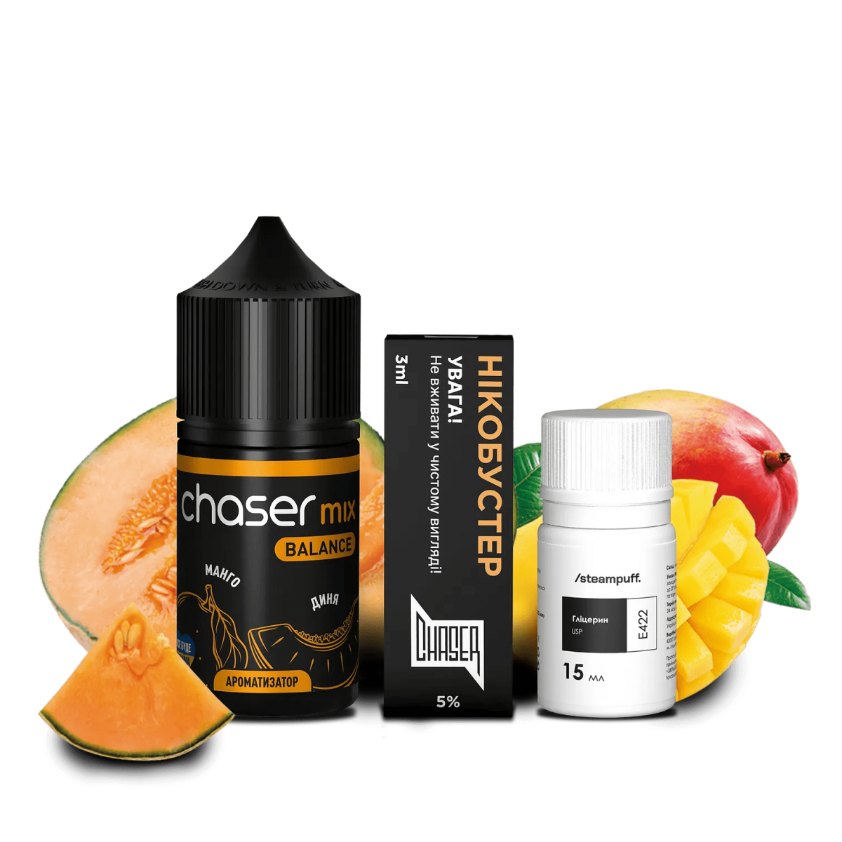 Набор Chaser For Mix Balance Salt 30мл (Манго Дыня)