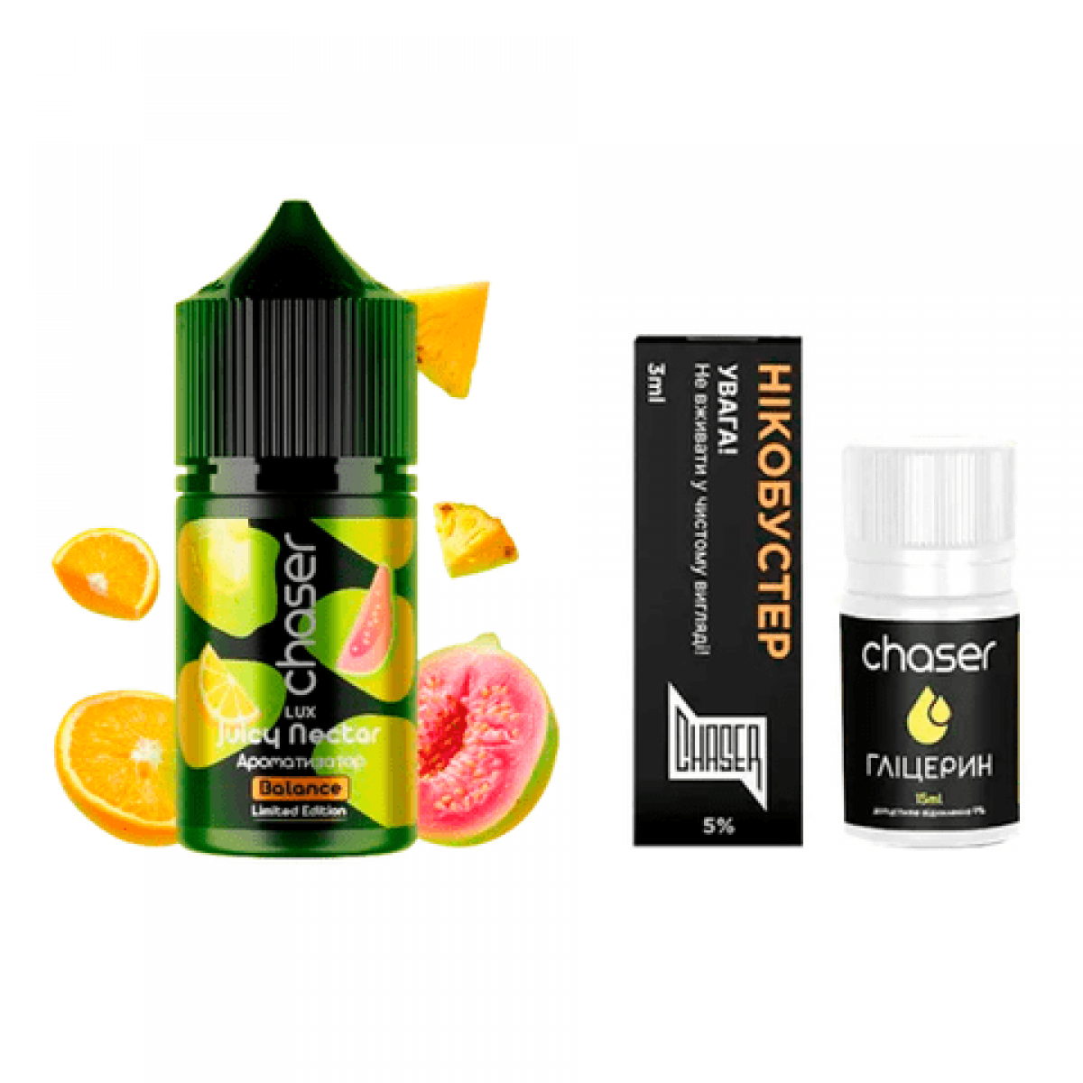 Набор Chaser Lux Balance Salt 30мл (Juicy Nectar)