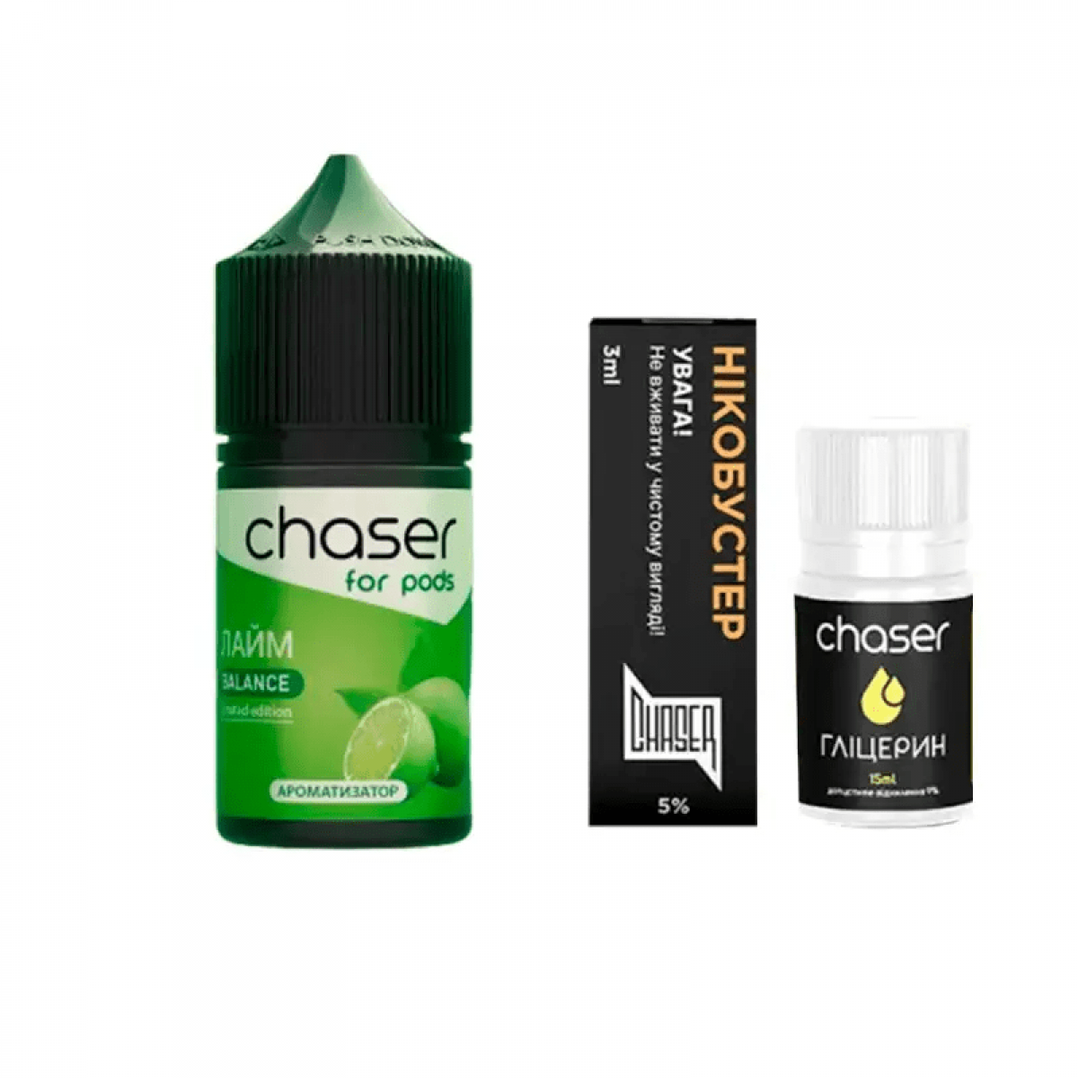 Набор Chaser For Pods Balance Salt 30мл (Лайм)