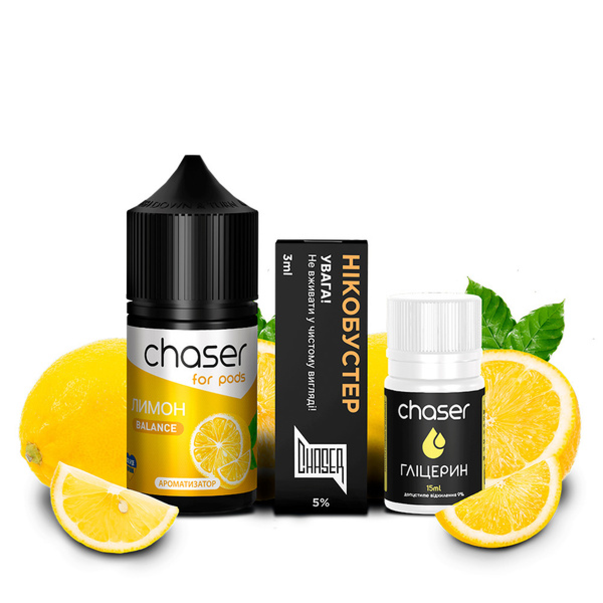Набор Chaser For Pods Balance Salt 30мл (Лимон)