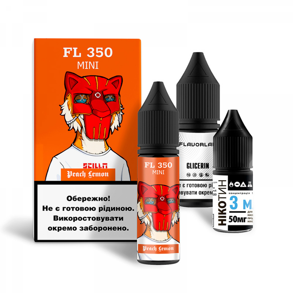 Набор FL 350 Mini Salt 15мл (Peach Lemon)