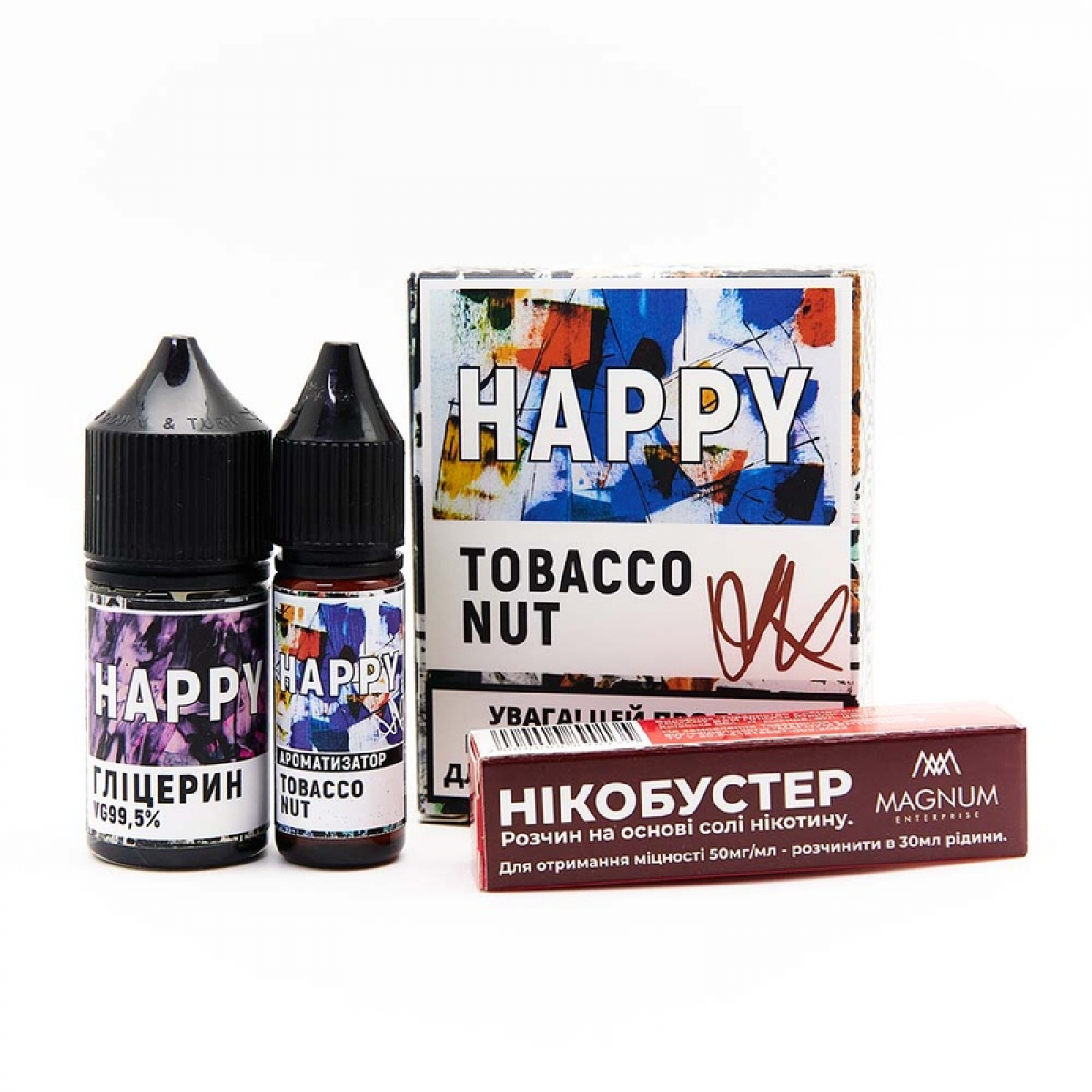 Набор Happy Salt 30мл (Tobacco Nut)
