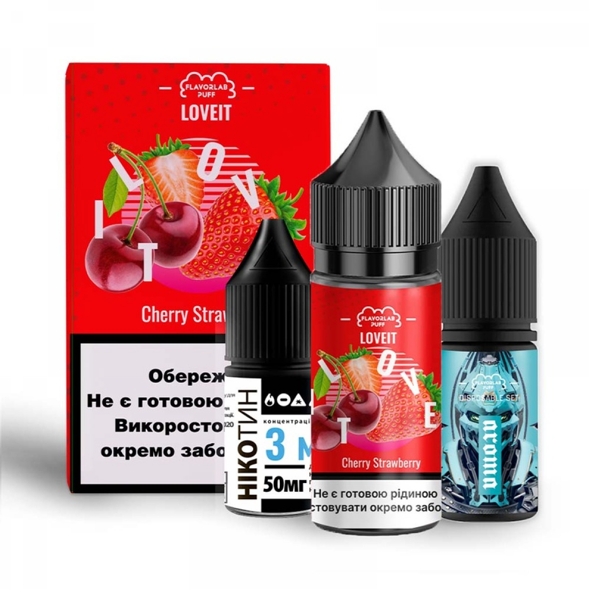 Набор Love It Salt 30мл (Cherry Strawberry)