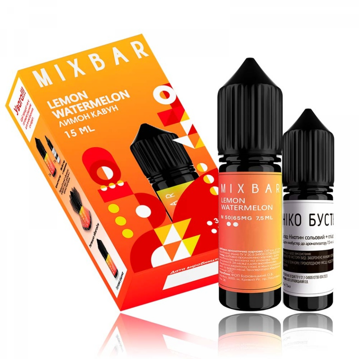 Набор Mix Bar Salt 15мл (Lemon Watermelon)