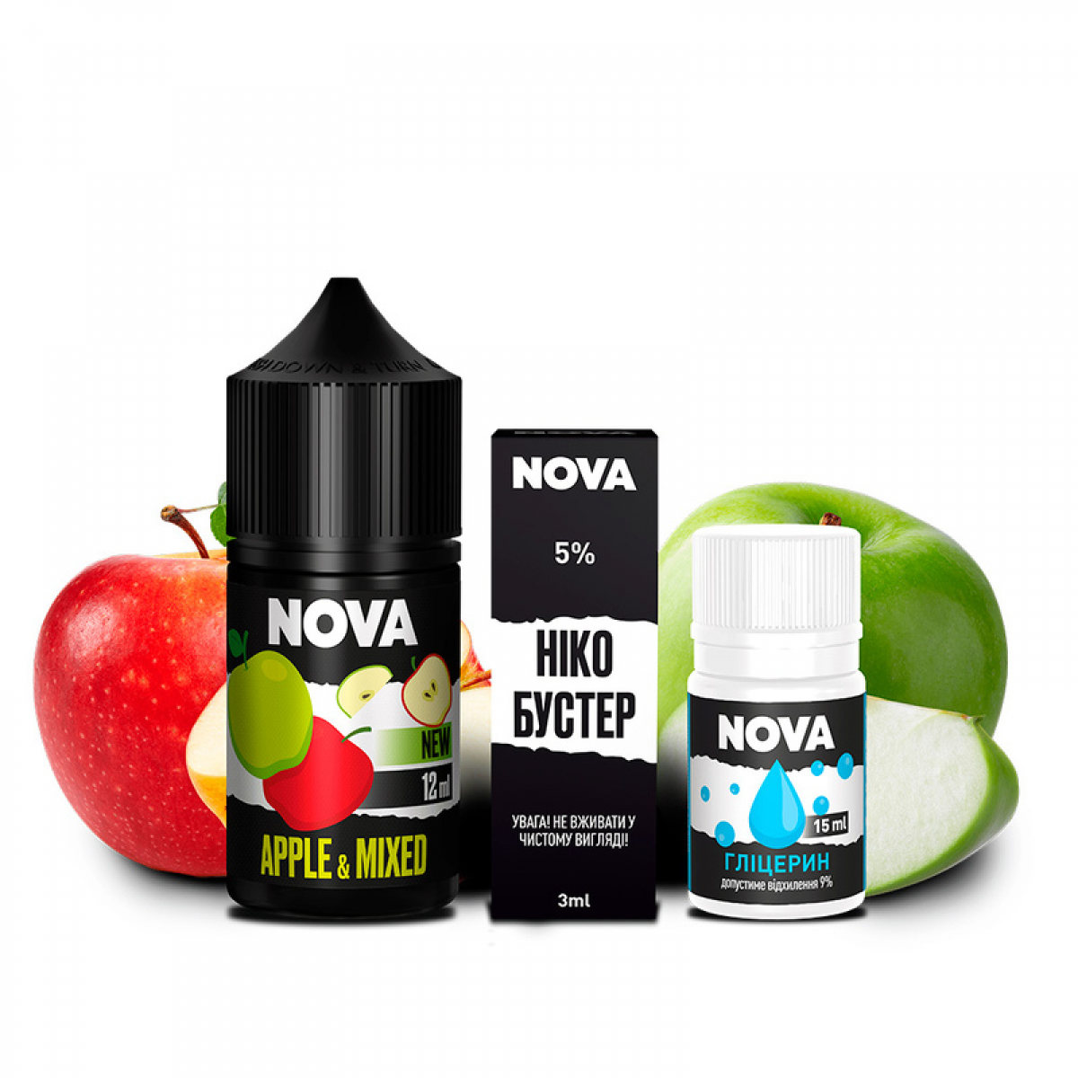 Набор Nova Salt 30мл (Apple Mixed)